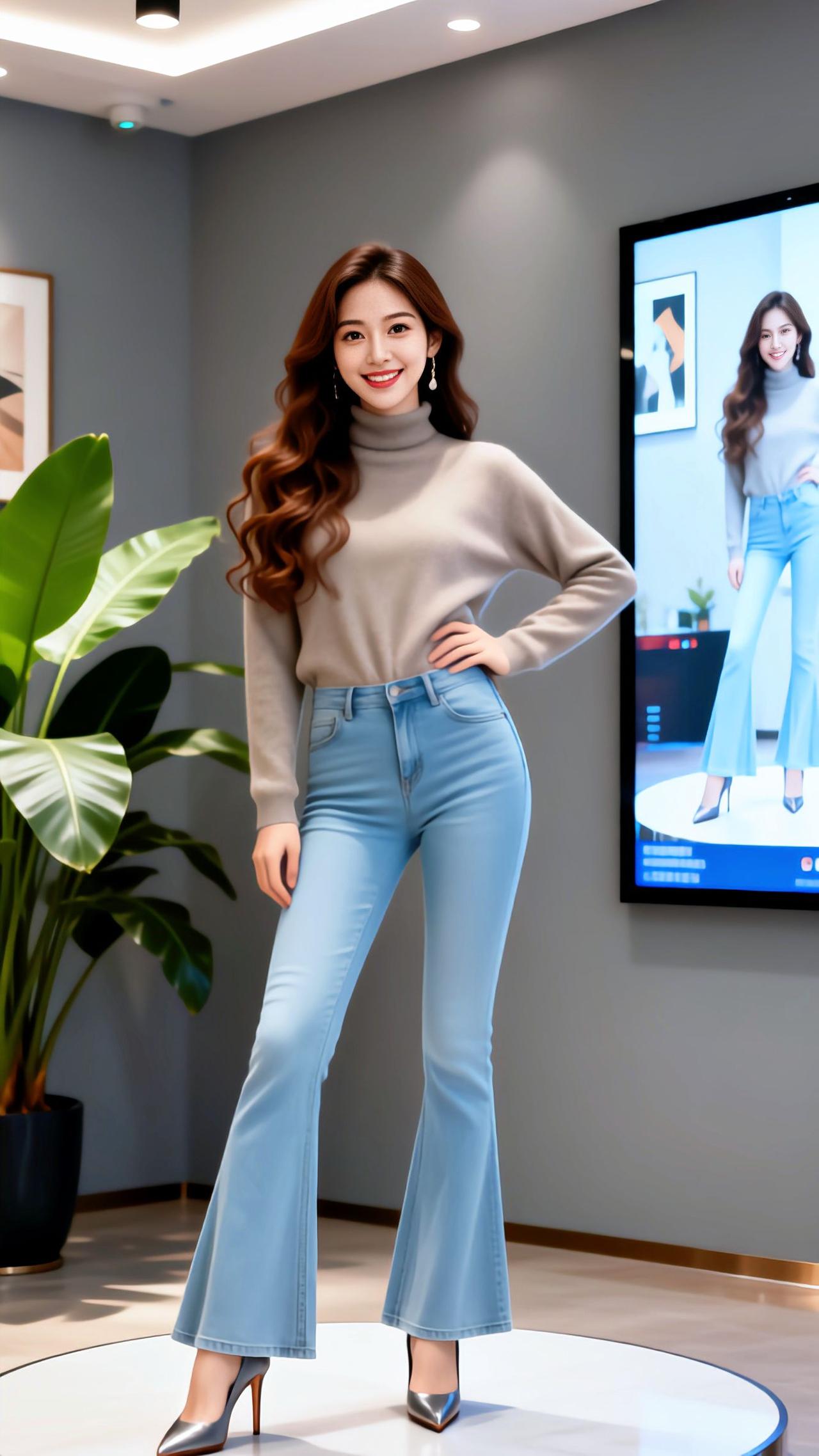 谁还不是小腰精 宅家换装秀 身材你品你细细的品 这个动作有点难 每日分享