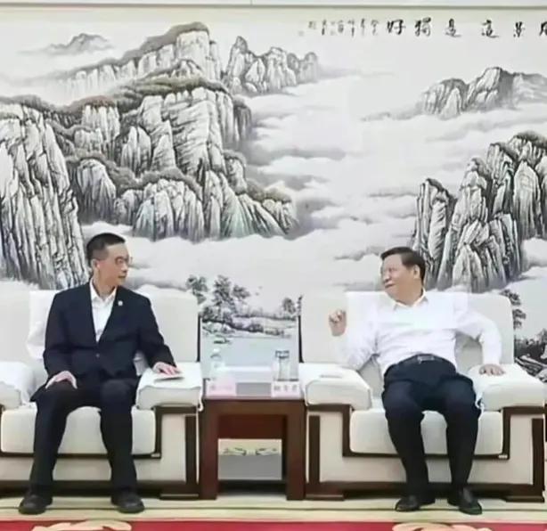 一地方市委书记的坐姿引发网友的热议。
近日，河南省驻马店市市委书记鲍常勇会见了中