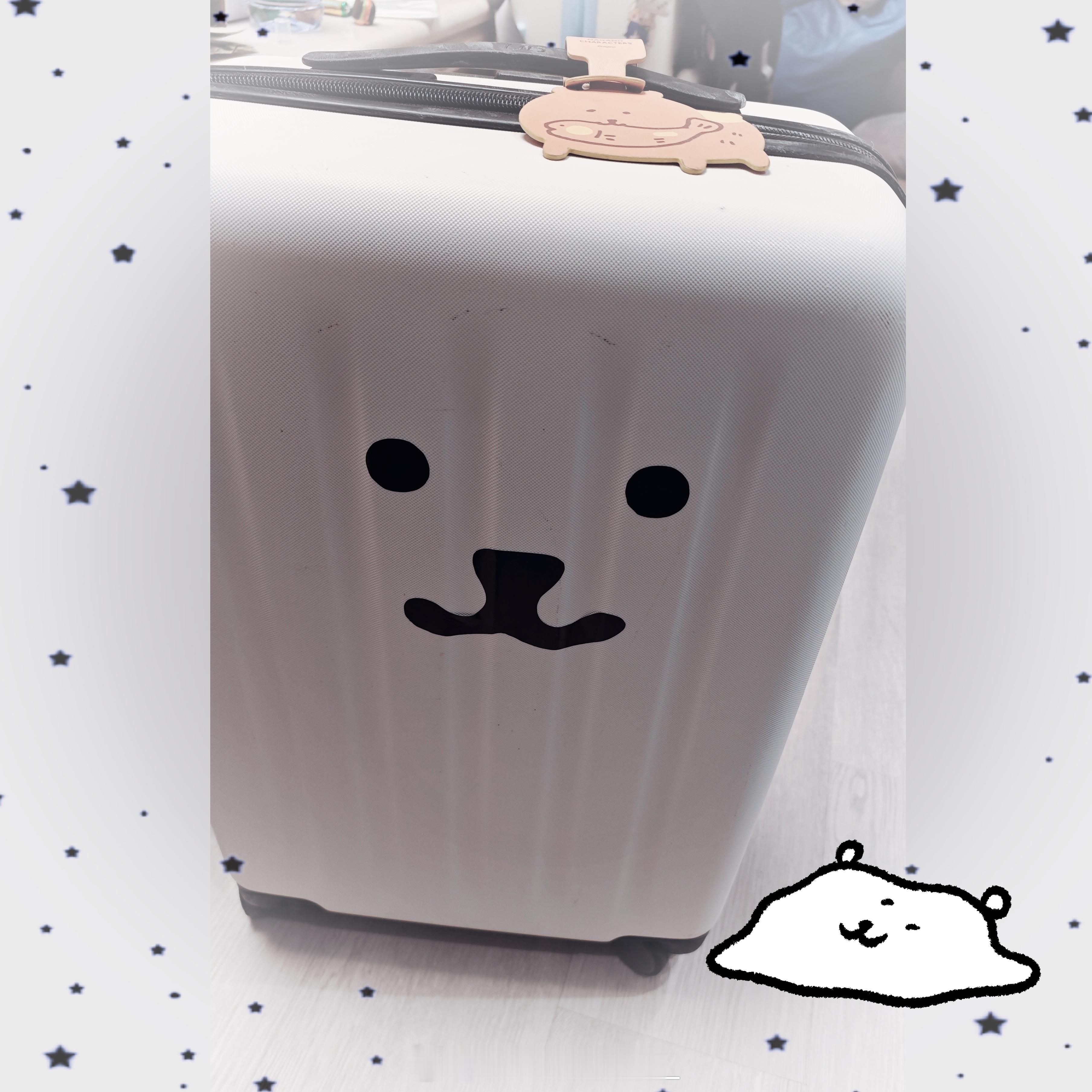 此人为了把箱子变成熊  大半夜擦了半个小时箱子ʕ  •ᴥ•ʔ…… ​​​
