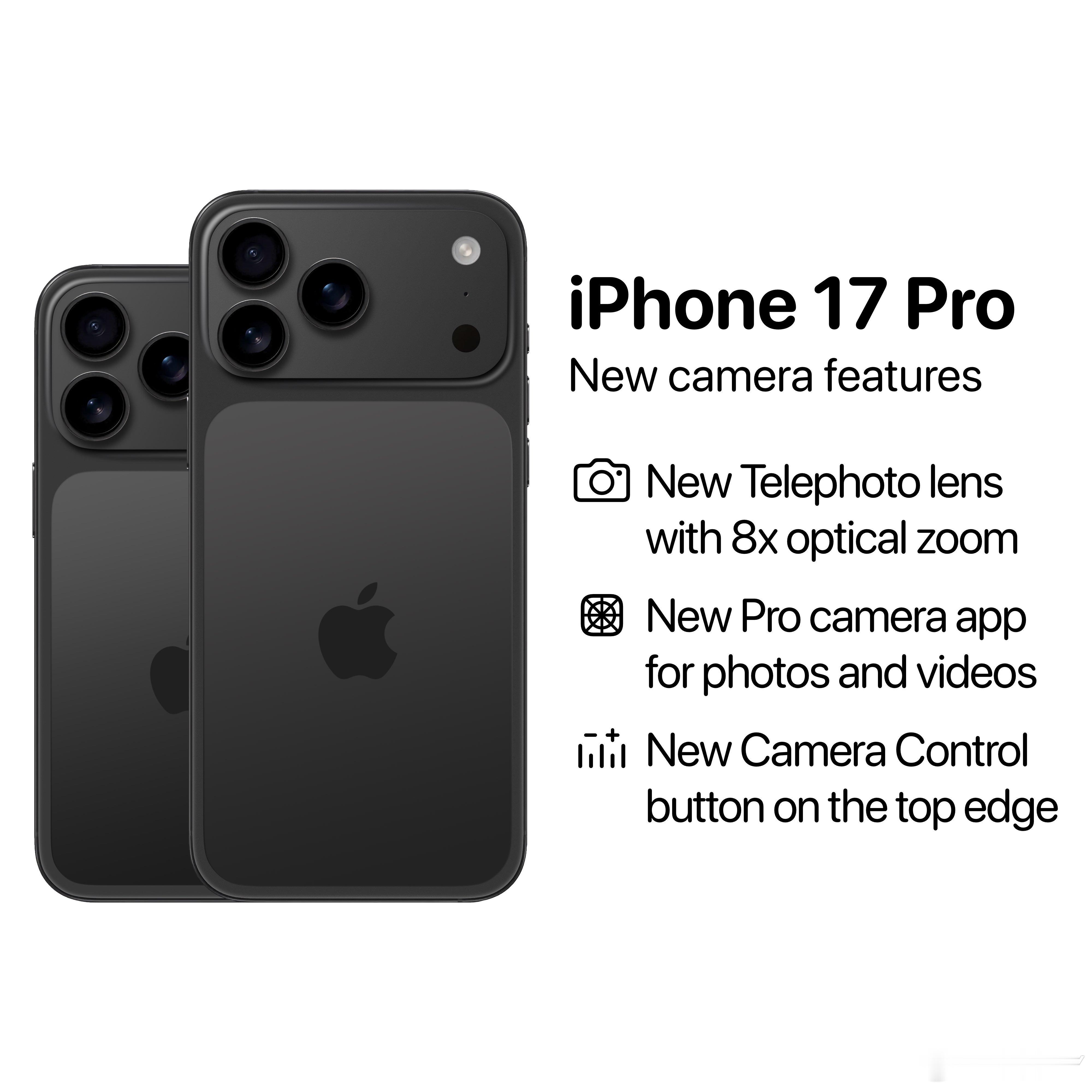 iPhone 17 Pro 要上八倍光学变焦？MacRumor 消息，iPhon