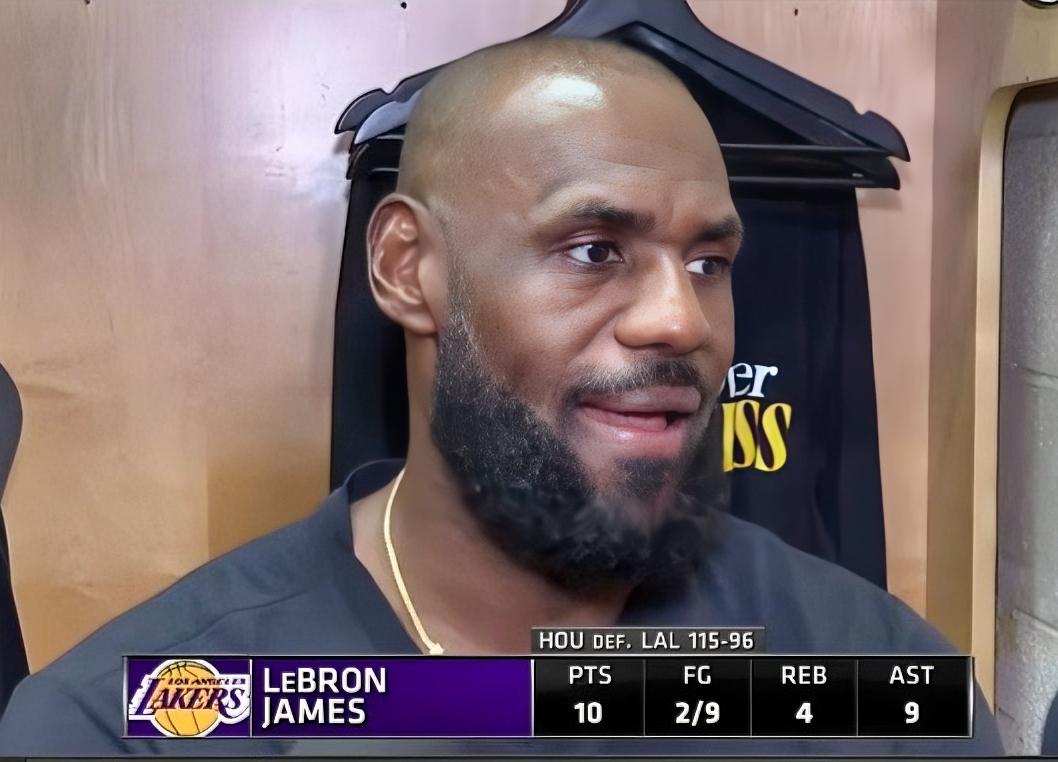 太懂事！詹姆斯深谙人情世故，全场放水送火箭温暖！？

湖人客场96-115惨败火