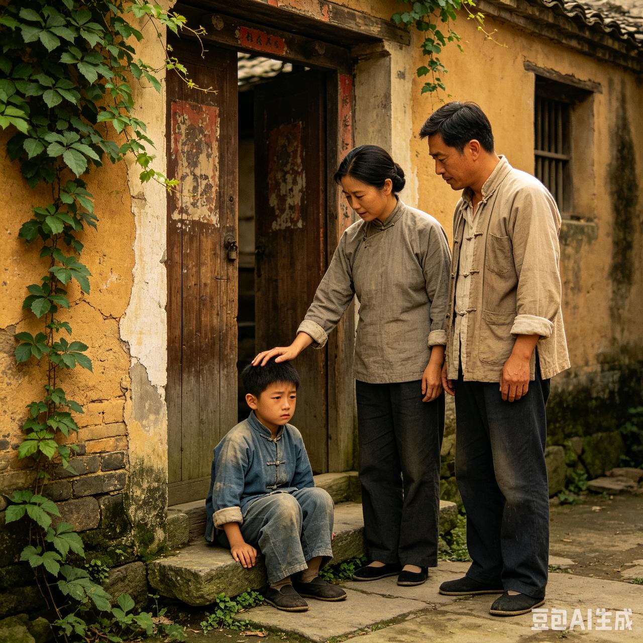 男孩三岁那年，人生跌入至暗深渊。母亲因病离世，本就支离破碎的家更是雪上加霜。父亲
