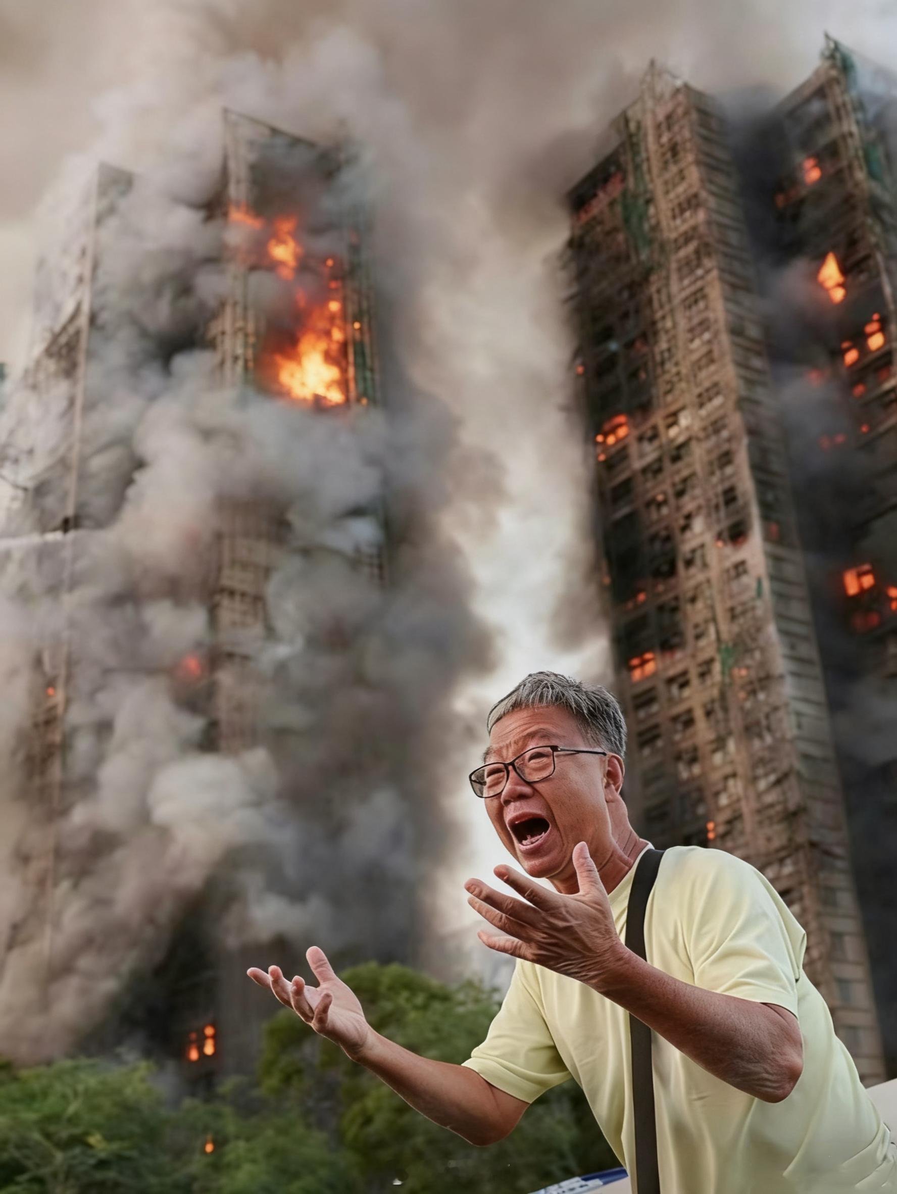 香港大火已致94人遇难增加的这么快吗？昨天晚上还30多人还在说希望不会增加了。。