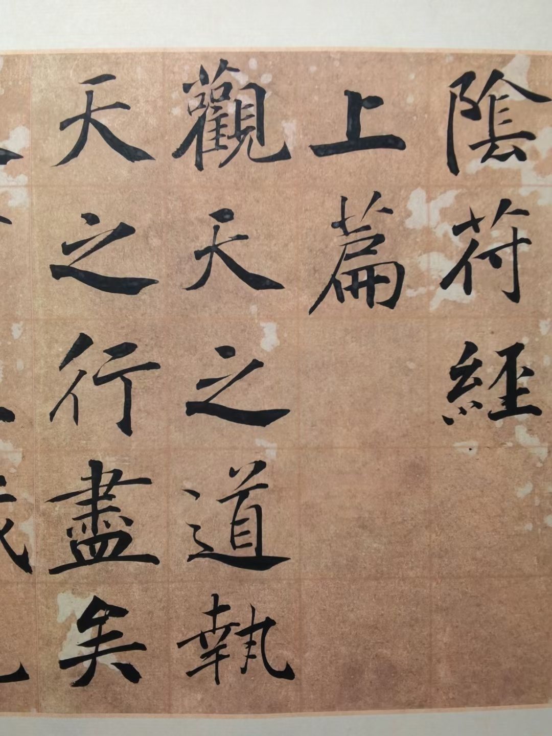 #书法字帖[超话]#徐博凯老师临褚遂良《阴符经》（一） ​​​