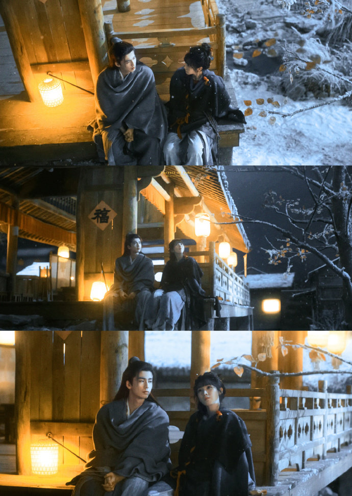 ”灯火葳蕤揉皱你眼眉“ 