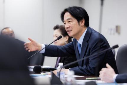 台“总统府”发表声明，
5月16日，台湾地区赖清德办公室在回应特朗普“不希望看到