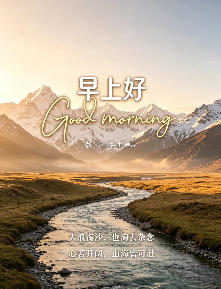 周二 早安。市场从不缺少机会，缺少的是克制冲动的定力。把每一次交易都当作修行，戒