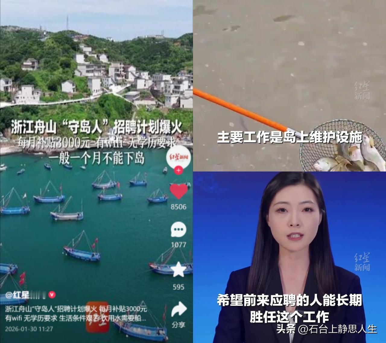 3000元招守岛人，是天堂还是陷阱？

最近这个招聘刷了屏，不少社恐和躺平党