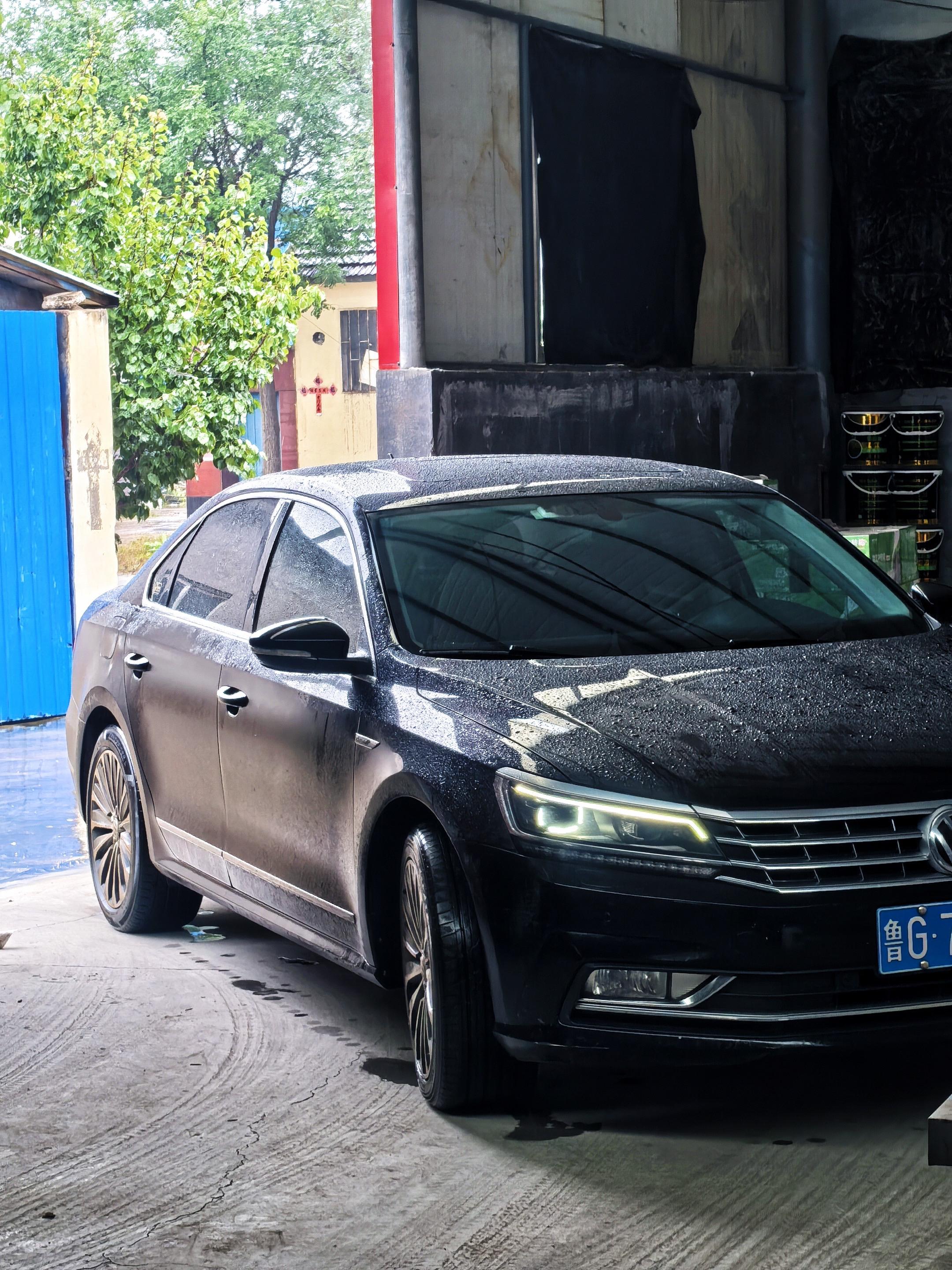 山东这个天啊，没法洗车，但是这样的帕萨特b7.5也很好看