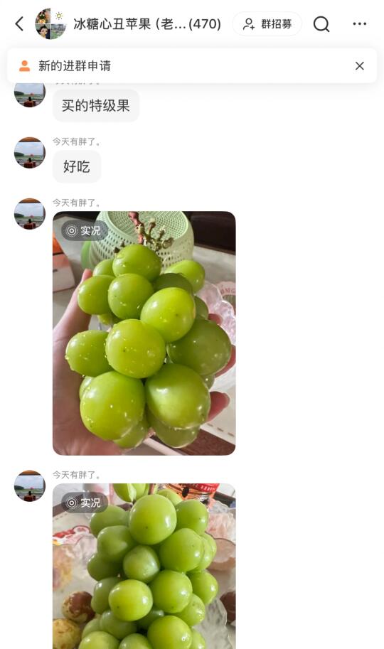 阳光玫瑰大家收到货，粉丝群都炸开锅了！