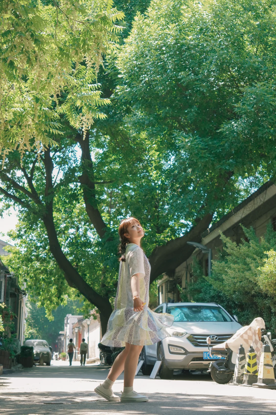 南锣鼓巷能拍这么日系的照片吗