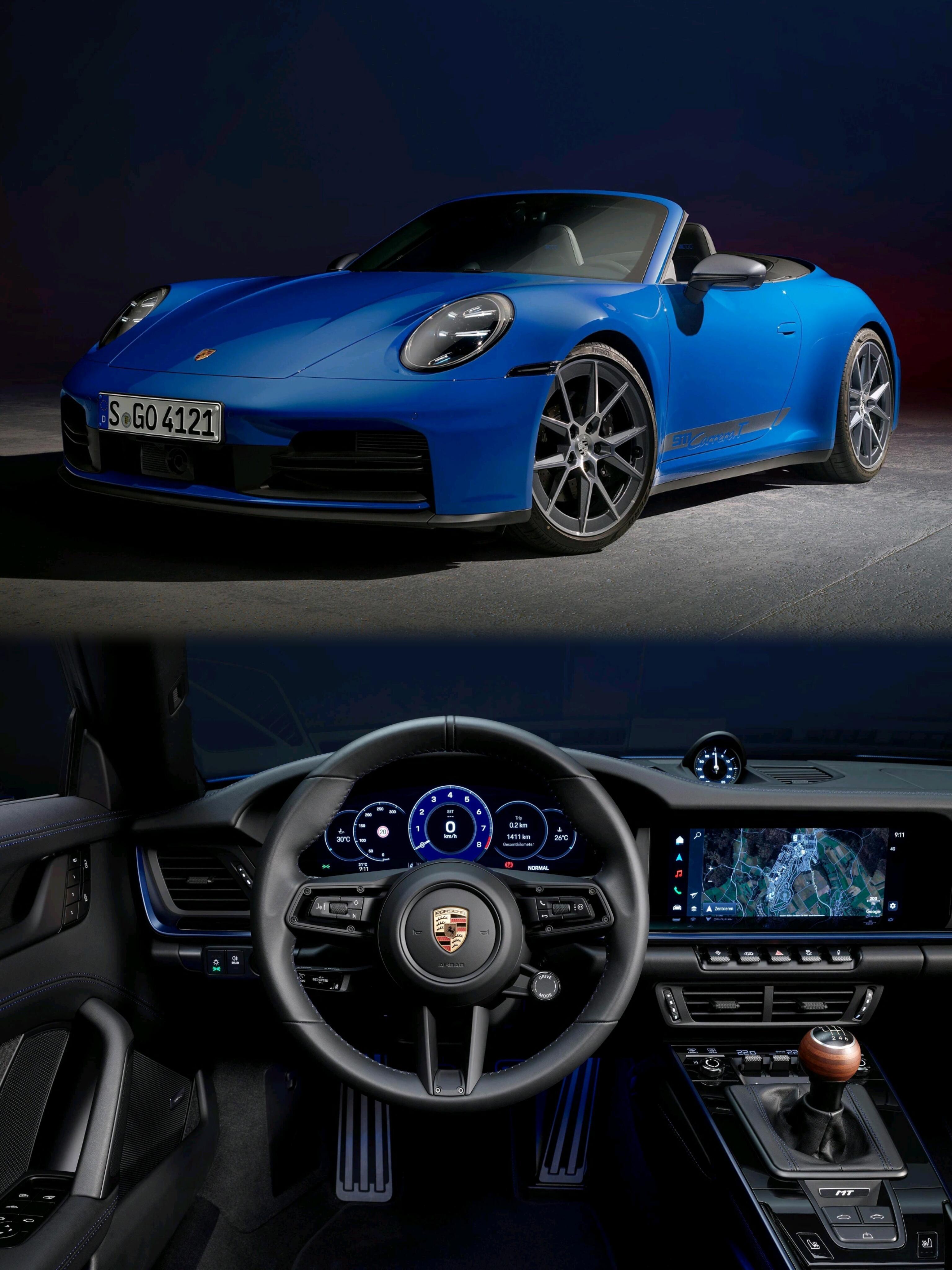 大v聊车保时捷911 保时捷911 Carrera T Cabriolet ​​