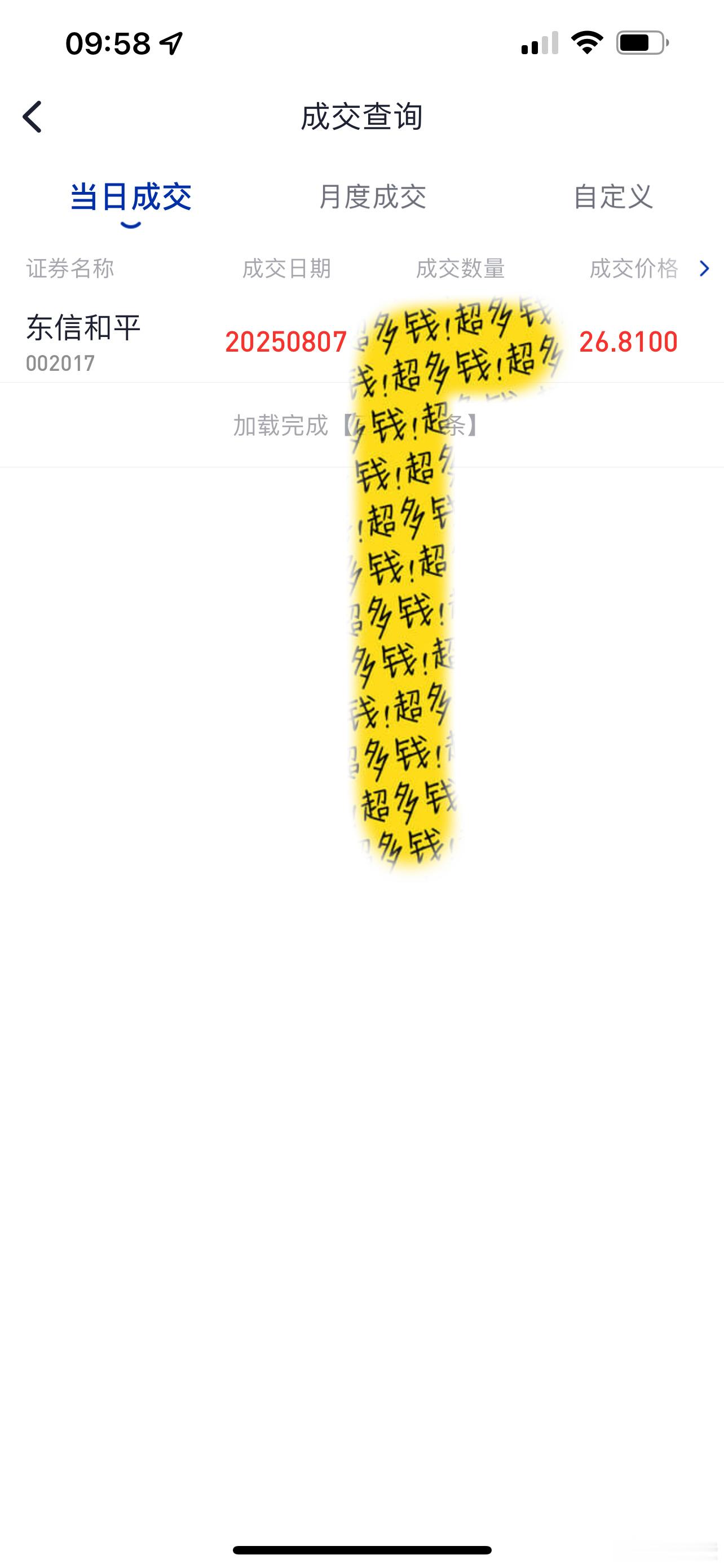 西藏天路没成交，东信和平成交了！ ​​​