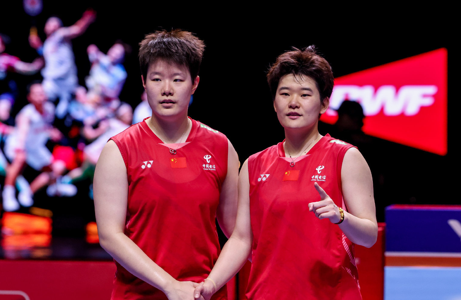 2026年羽毛球世锦赛 女双次轮刘圣书/谭宁2-0（21-10, 21-11）范