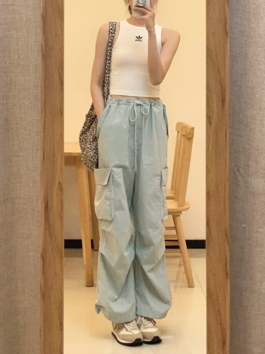 降温色系工装裤