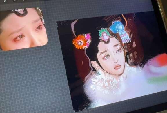 祺贵人愚蠢却实在美丽……
祺贵人