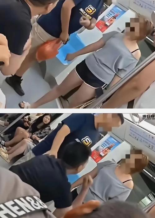 男子多次跪地求饶：“放我一马吧，我上有老下有小，工作也得丢！”女子却不为所动，果
