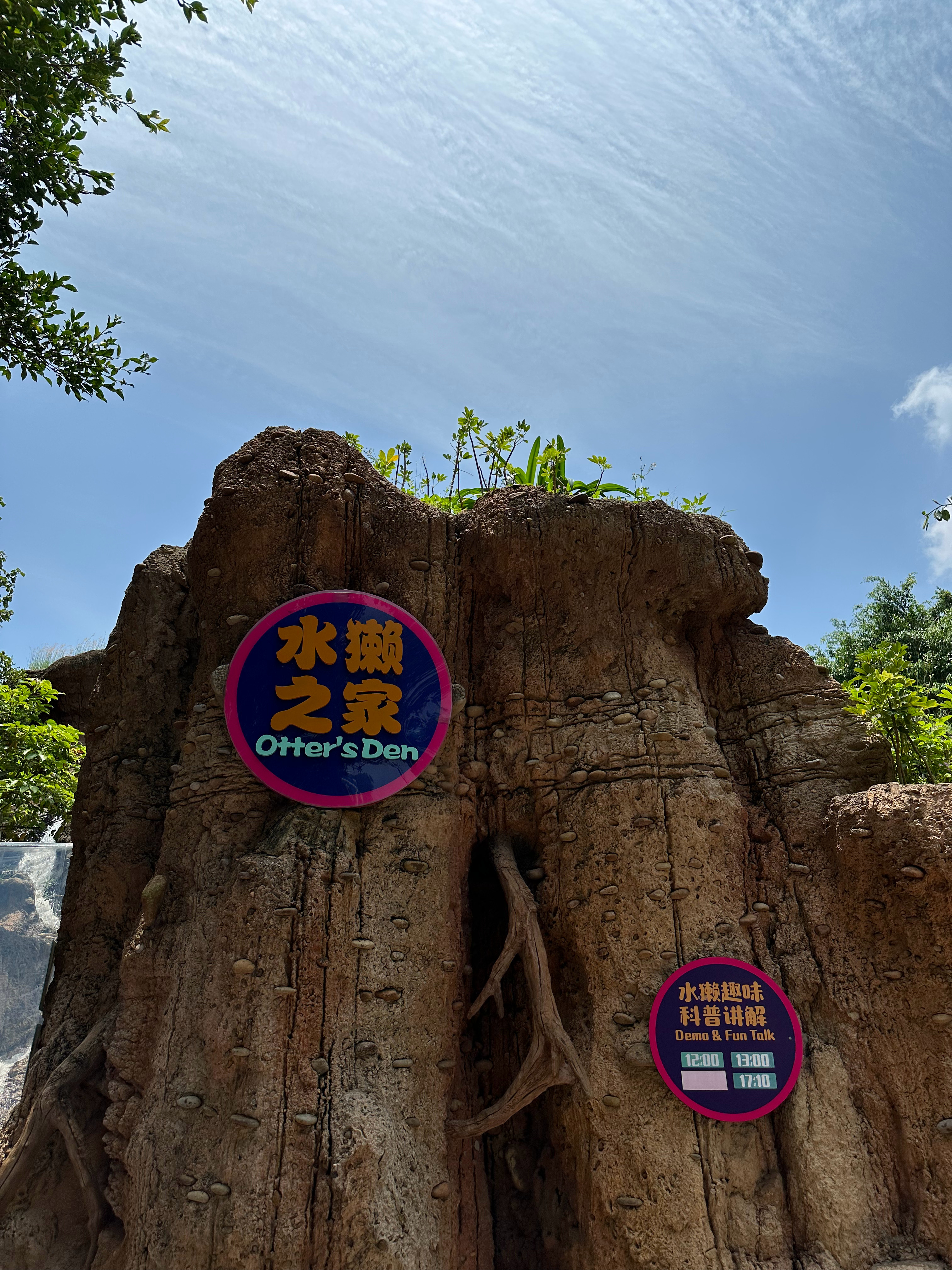 珠海长隆海洋王国 长隆的水獭🦦不在家[思考] ​​​