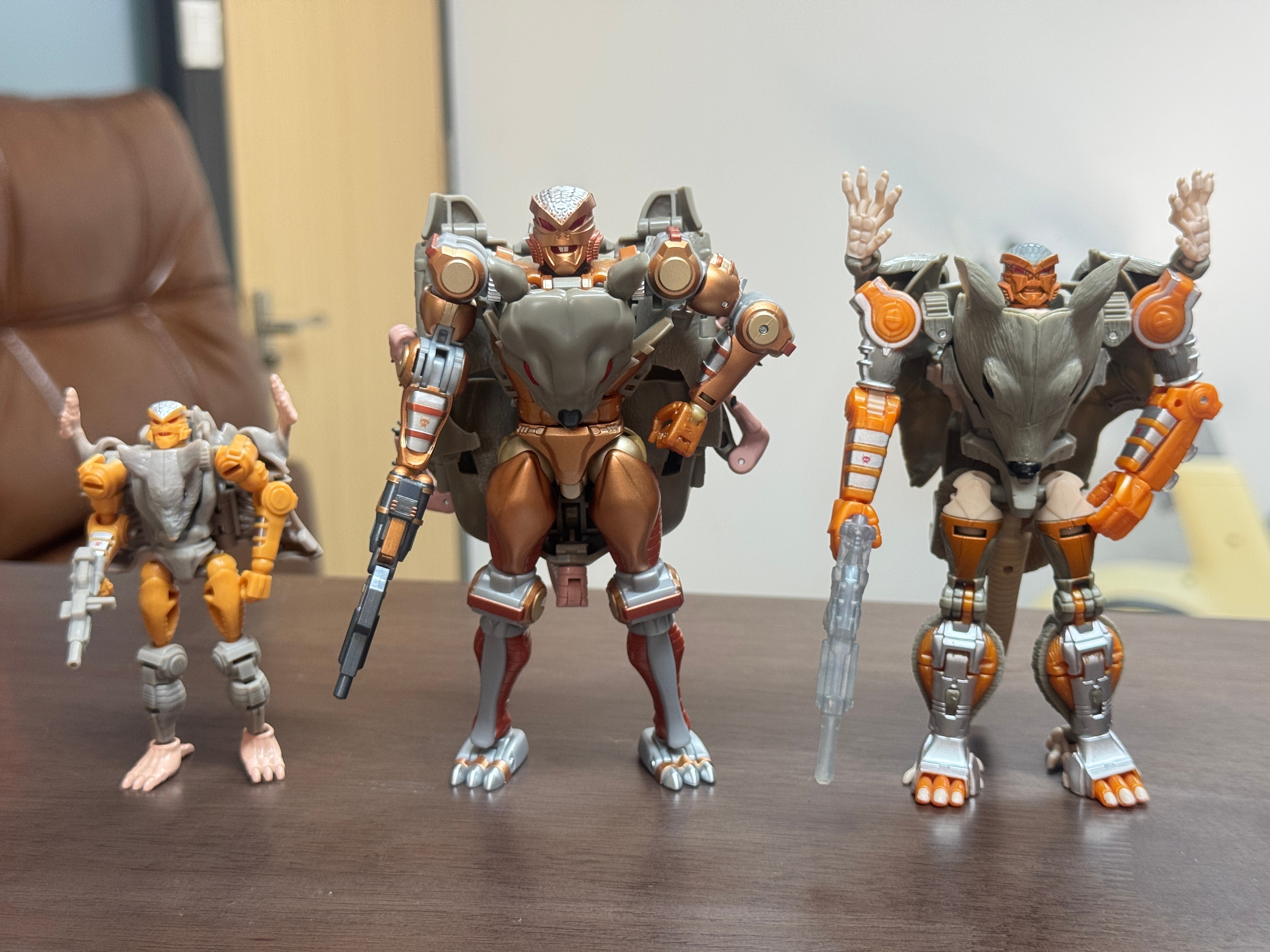 MPG老鼠勇士，和老玩具对比进步明显，不愧是大师级，简直跟动画里走出来的一样。世