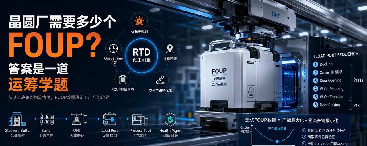 晶圆厂需要多少个FOUP？答案是一道运筹学题
一个420mm的盒子，凭什么管住2