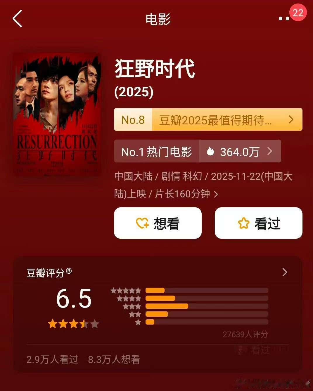 易烊千玺狂野时代豆瓣开，开的有点快了吧 