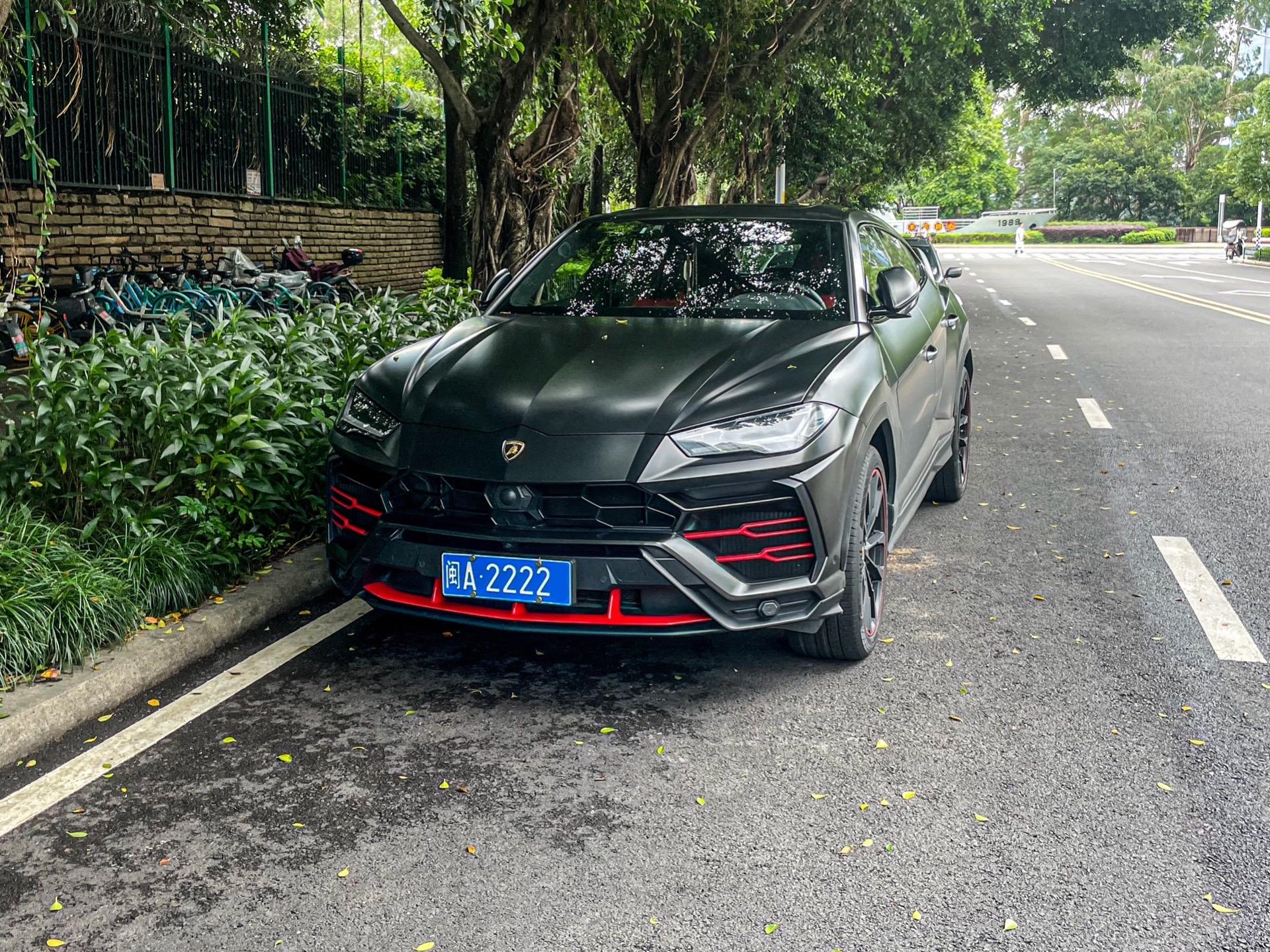 兰博基尼urus 靓车牌 是好车 超跑