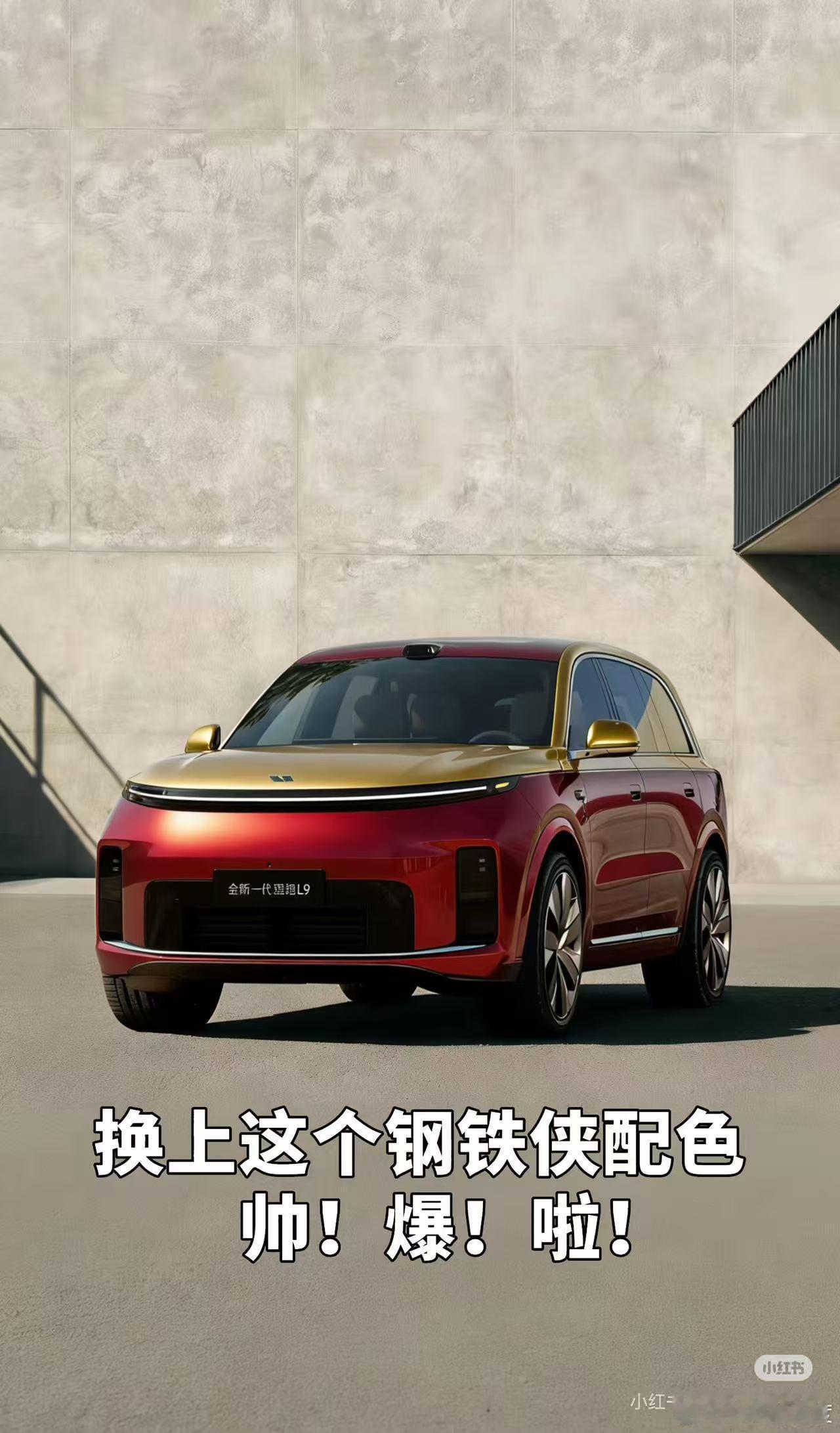 汤哥，新的理想L9 Livis版本会不会有这个钢铁侠配色？