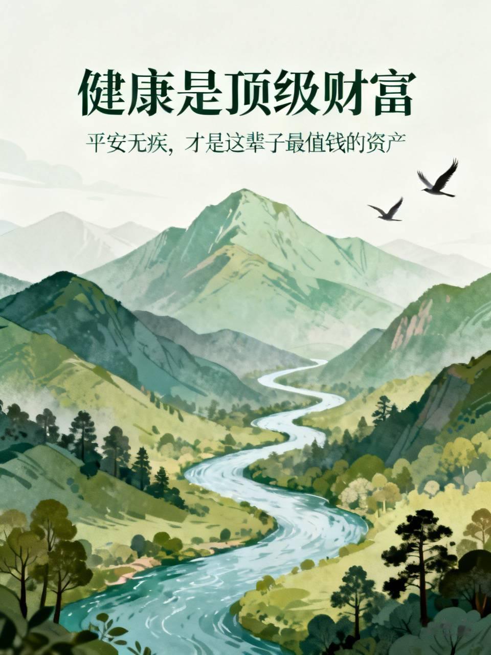 人到人生下半场，拼的从来不是存款和家产。
最高级的炫富，是一身清爽无基础病，没有