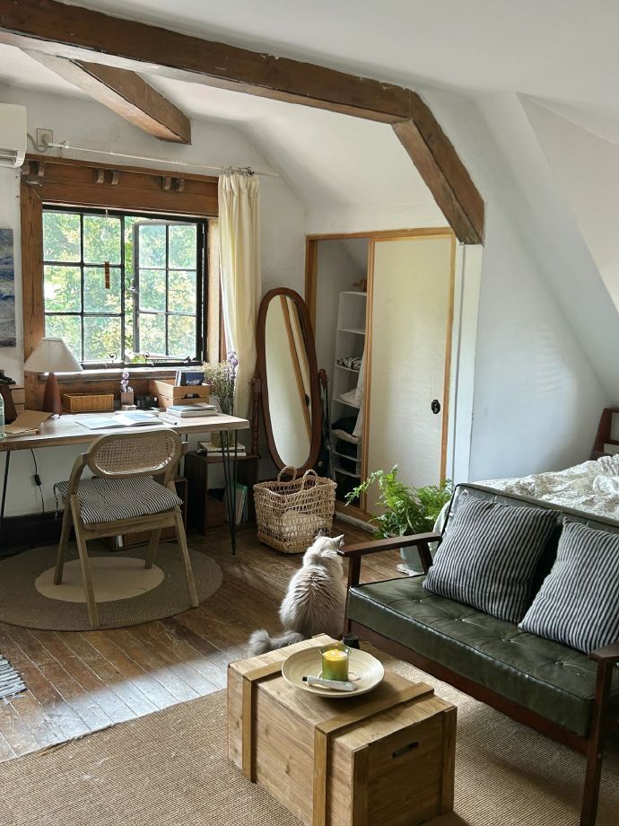 25平独居，真的超级喜欢这个小房间 