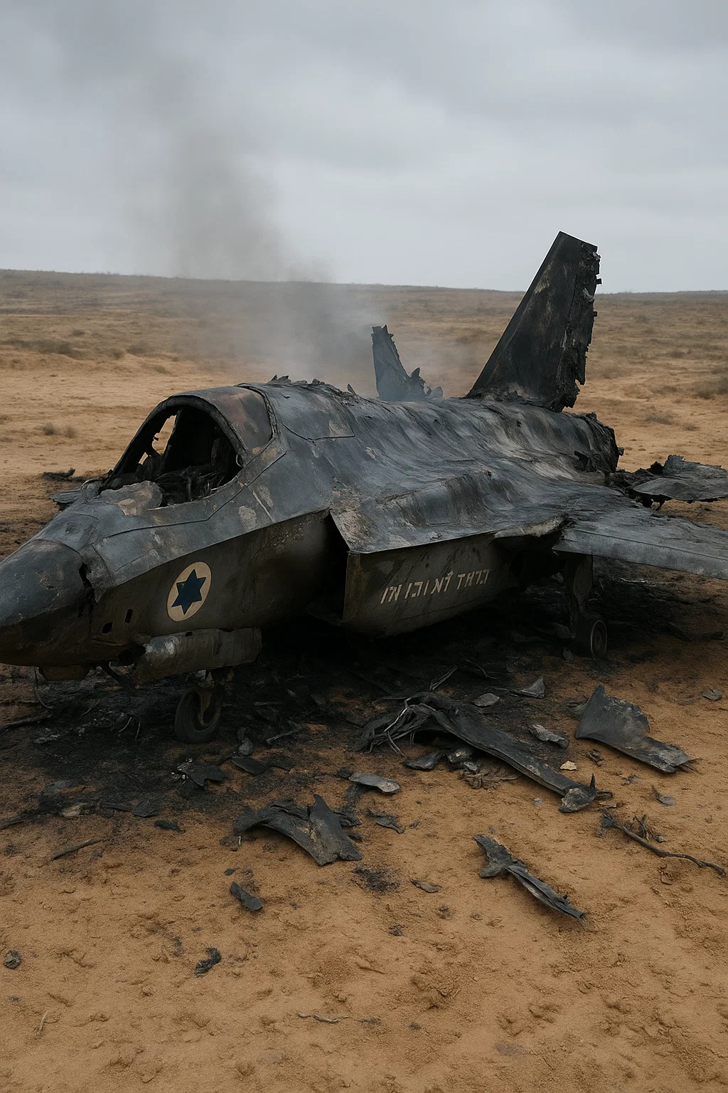 让AI帮忙做了几张图，感觉比伊朗喉舌发的更“F-35”一点 伊以冲突热点解析 ​