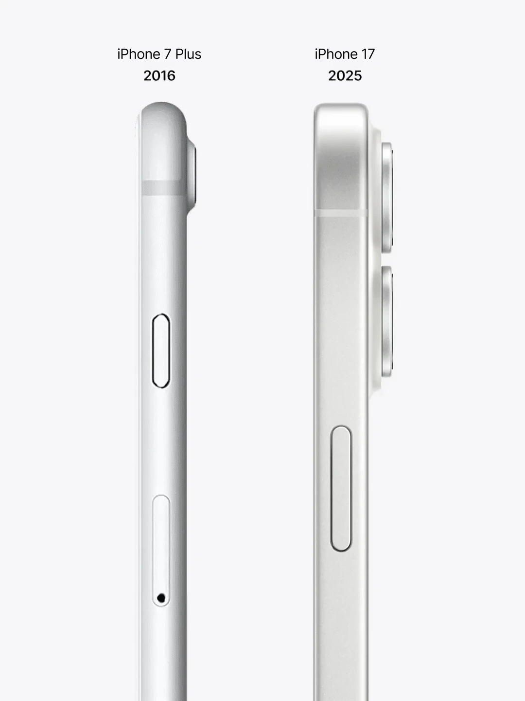 首款双摄iPhone摄像头 VS 最新款双摄iPhone7 Plus作为首款双摄