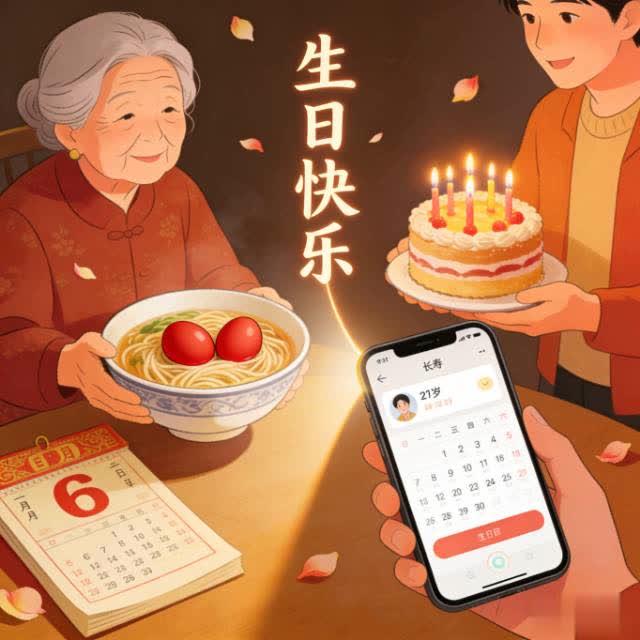 你过农历还是公历生日？藏在日期里的两代人温柔
 
每次朋友问“你生日哪天”，我都