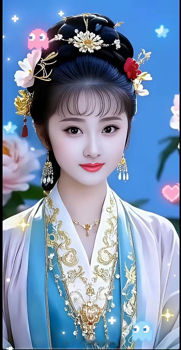 沉鱼落雁之姿，国色天香之貌