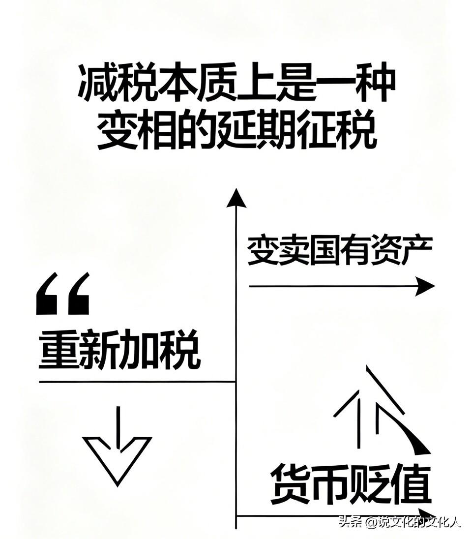 减税本质上是一种变相的延期征税，当下减免的部分，日后终究会转嫁、补征回来。

翻
