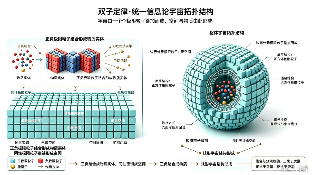 双子定律·宇宙拓扑结构：可解释宇宙万物一切现象！