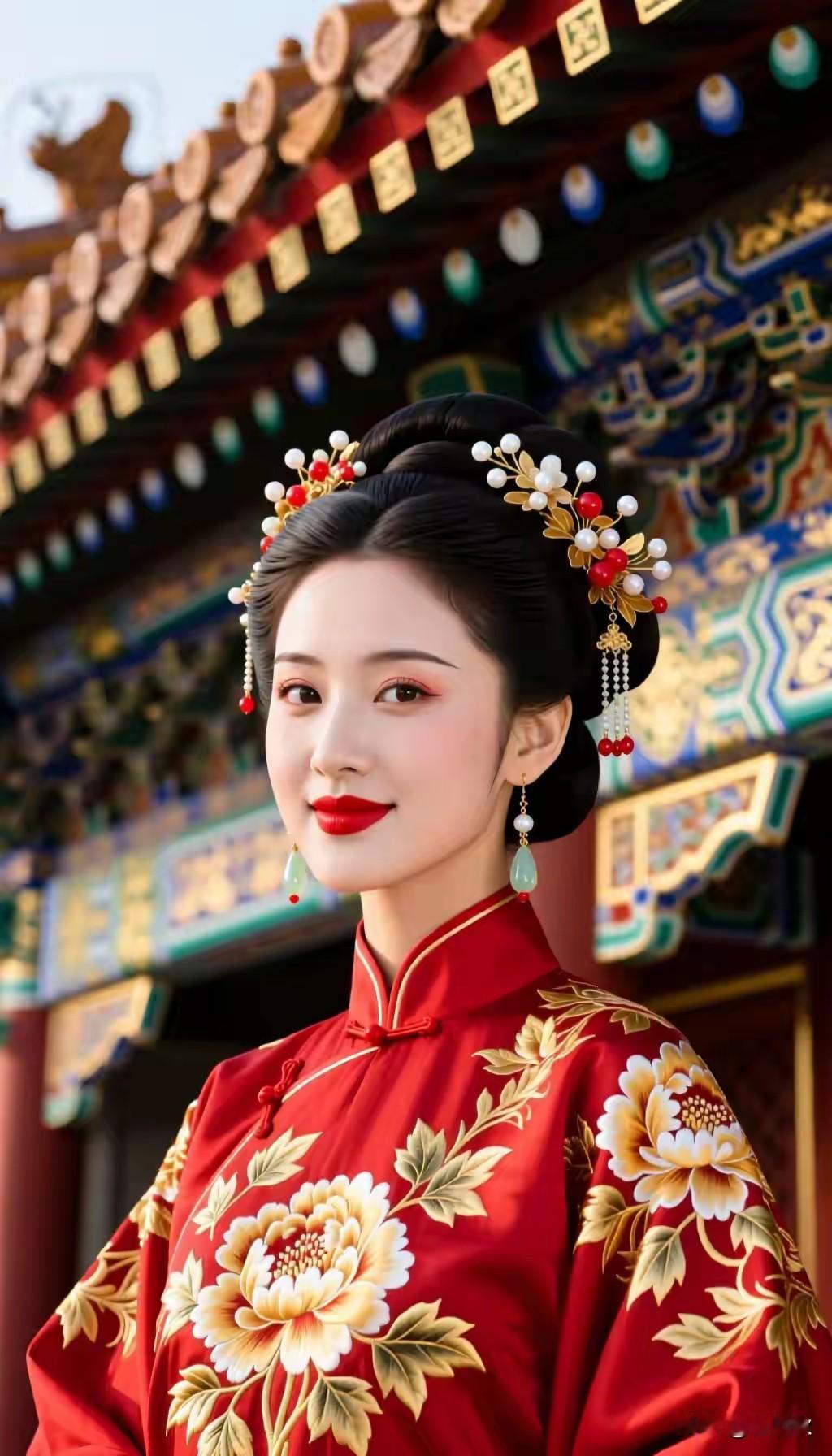 国风古韵，东方美学。
旗袍佳丽，文化传承。
大家闺秀，小家碧玉。
身姿妙慢，曲线