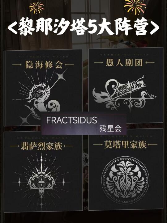 以防有人不知道｜黎那汐塔各方势力介绍