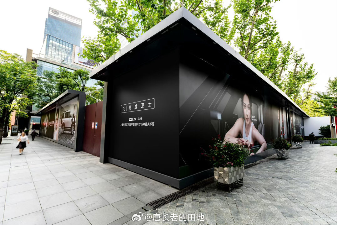 迪丽热巴路虎卫士线下地广 