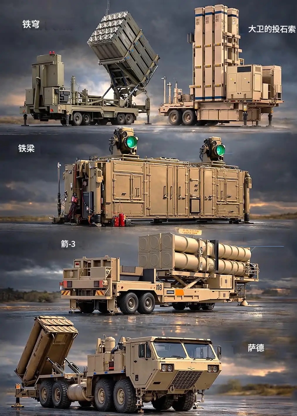 以色列的防空反导系统，目前来看有两招可破，一个是量大管饱，一个是高超音速导弹 