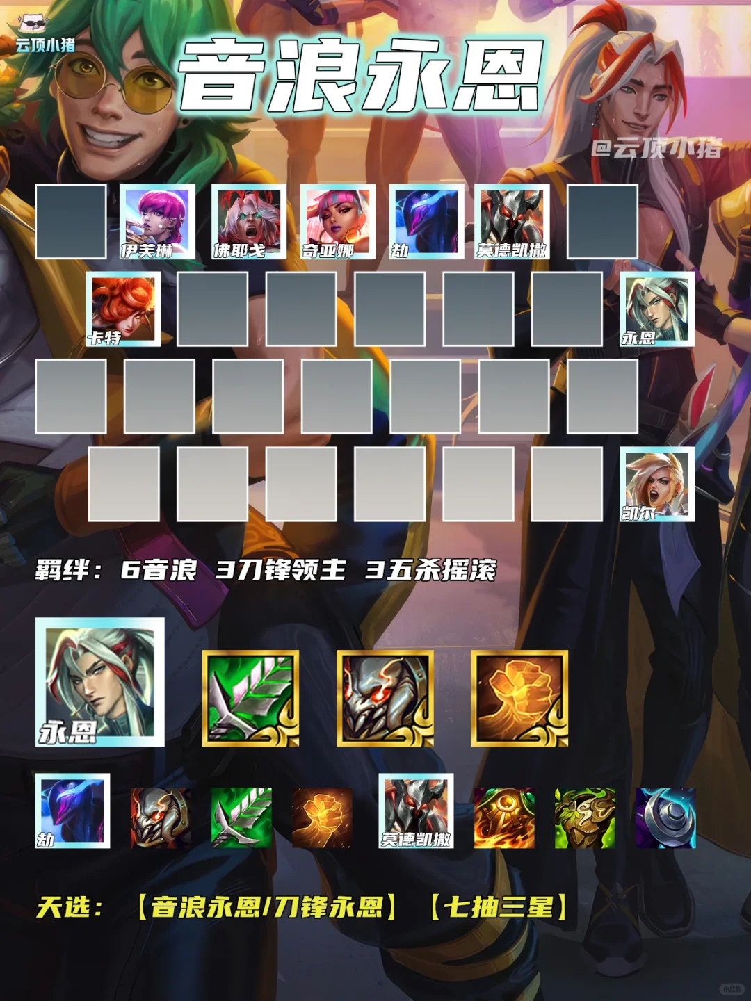 冷门独家偷分必备！音浪永恩！