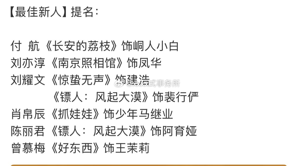 陈丽君凭借《镖人：风起大漠》饰阿育娅入围百花奖最佳新人，第一部电影的含金量🐮 