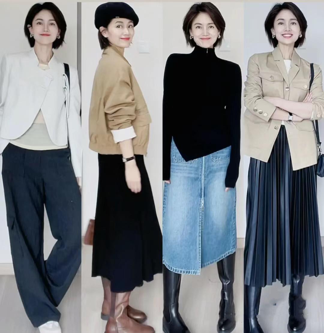 四五十岁女人，头发剪短、妆容清爽、穿衣舒适，才是最高级的体面
四五十岁的女人，可