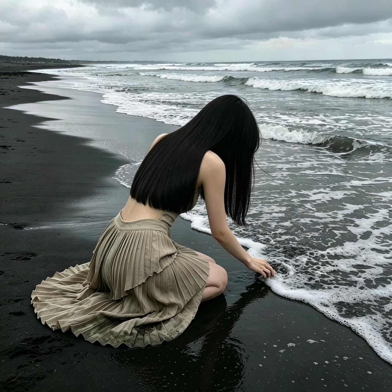 分享一张在海边的照片。
是上周在福建漳浦的海边随手拍的，没特意找角度也没摆拍，落