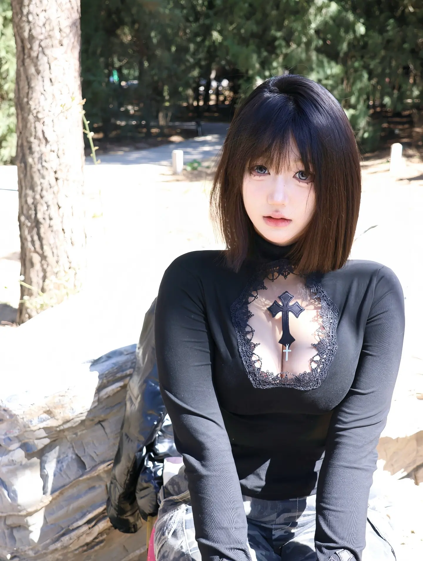 一件衣服两种风格。