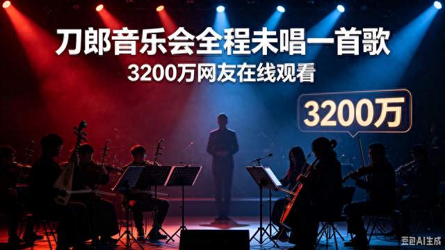 全程一首歌不唱！刀郎线上音乐会，3200万人观看看懂才知他的高明