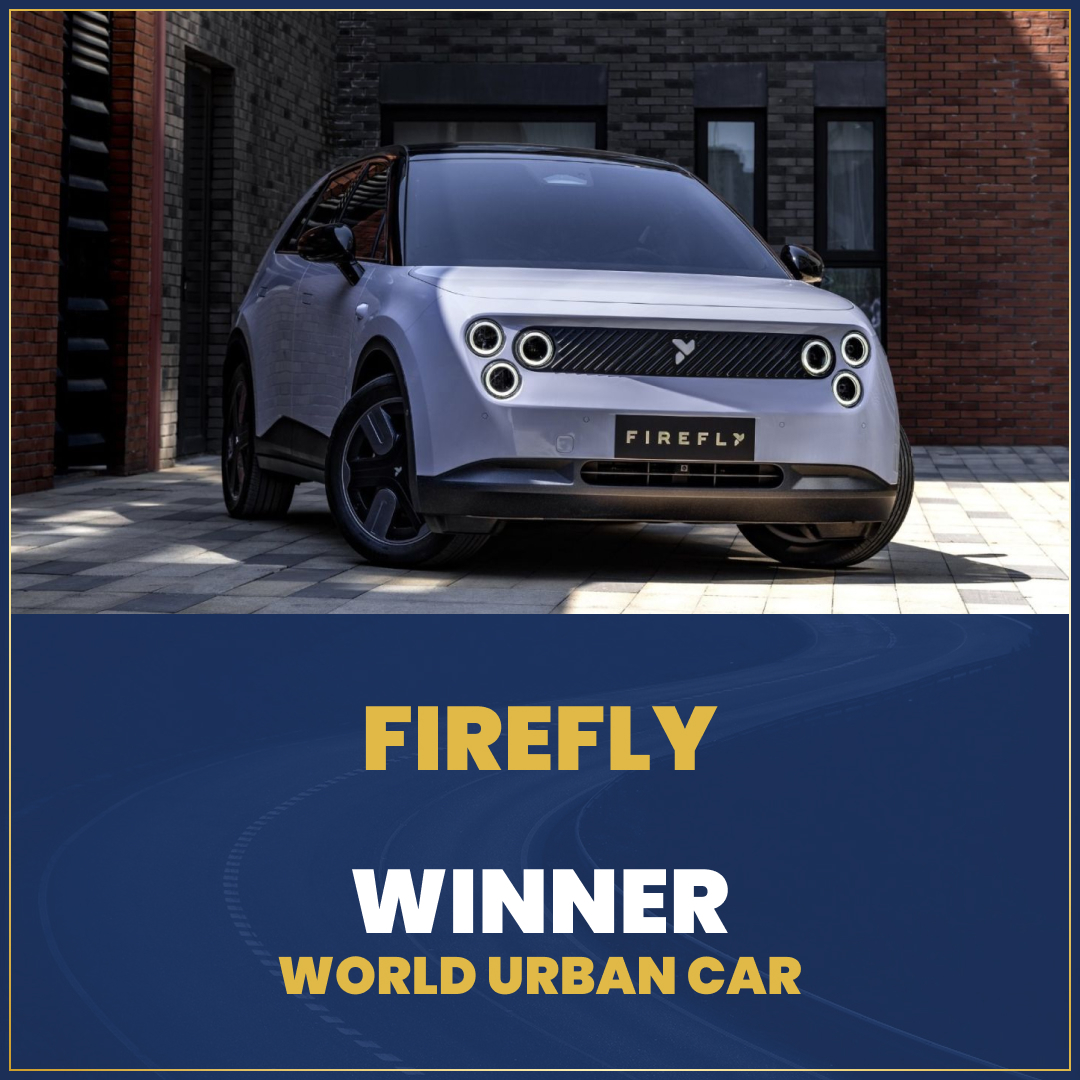 萤火虫拿下 2026 世界城市之车大奖（2026 WORLD URBAN CAR