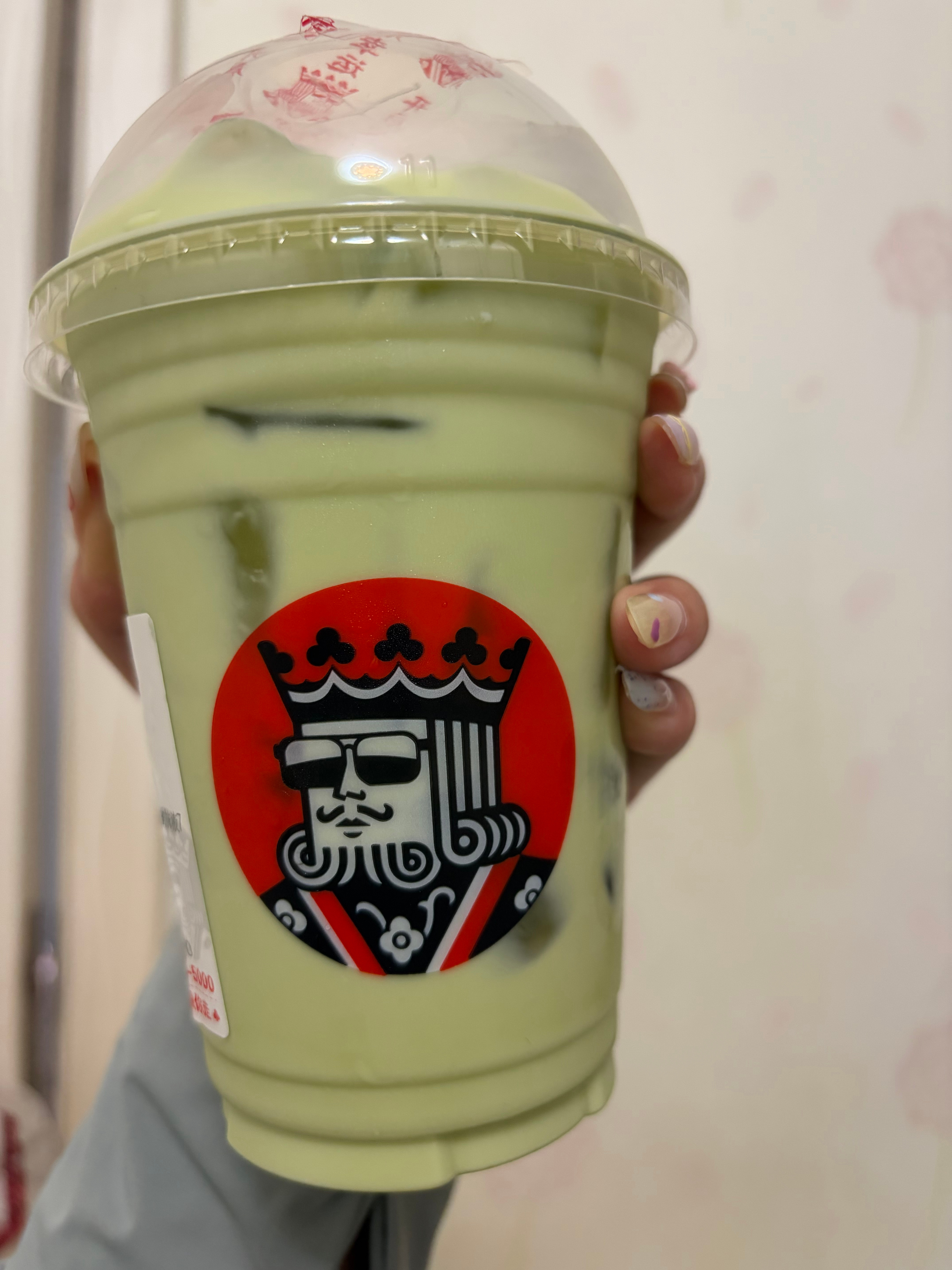 全世界正数第一爱喝抹茶雪球漂浮的人 