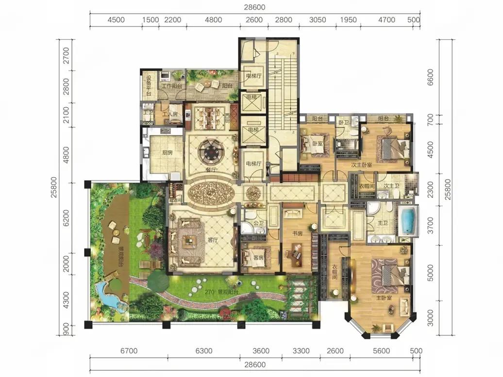 这房子，是把日子过成了庄稼地，敞亮、厚实，能装下一家子的热热闹闹。
 
270度