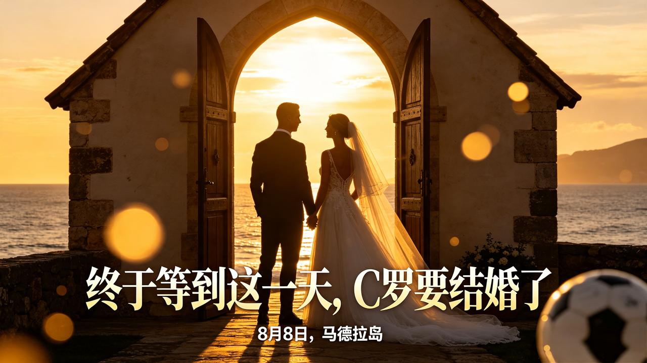 看到C罗要结婚的消息，第一反应是：终于。

外媒说时间定在8月8号下午3点，地点