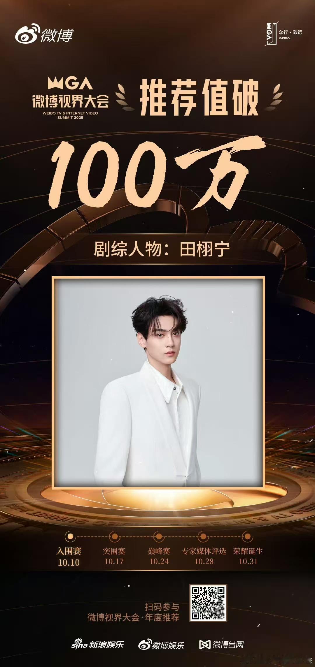 田栩宁剧综人物推荐值破100万田栩宁剧综人物推荐值突破100万田栩宁剧综人物推荐